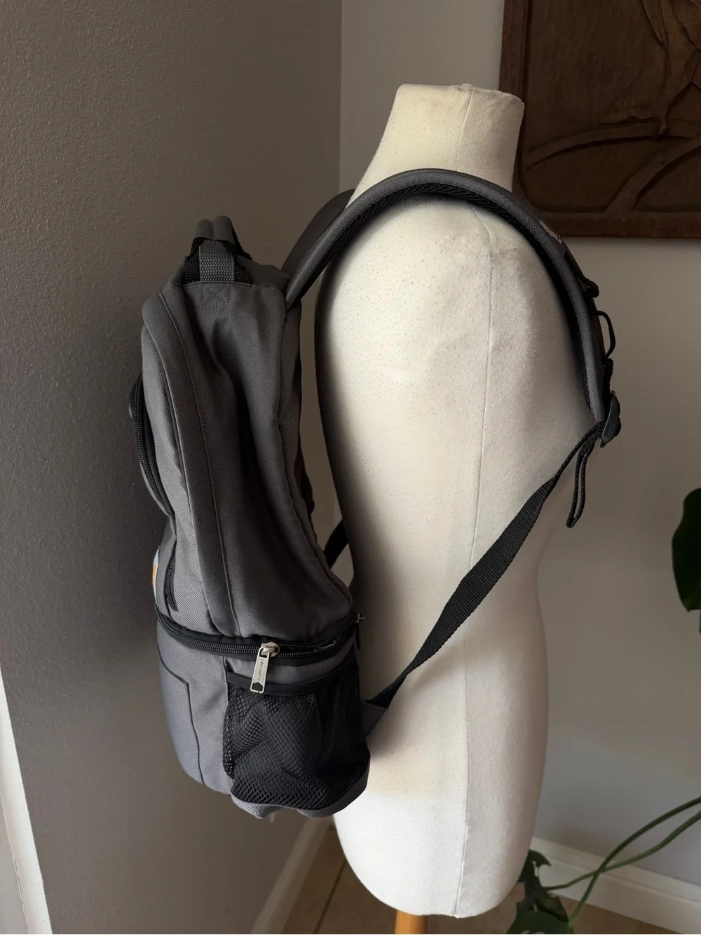 Carhartt Gray 2-in-1 Insulated Cooler Backpack